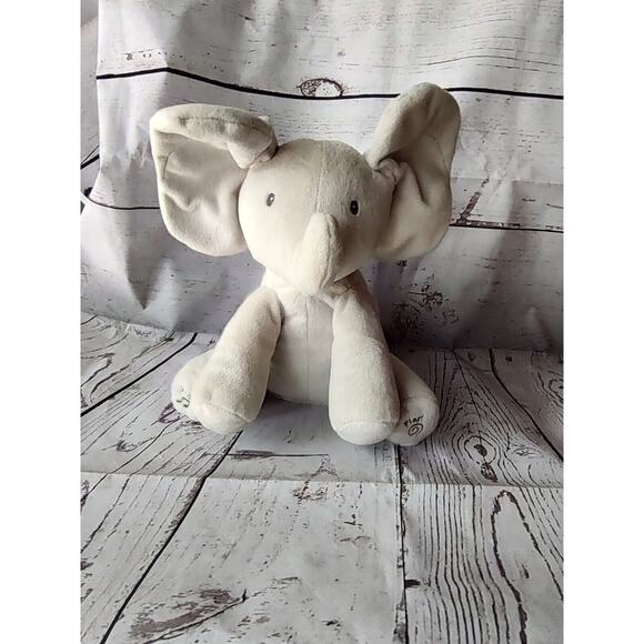 GUND Flappy Elephant Animated 11" Musical Plush Toy Read - Picture 1 of 7